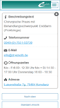 Mobile Screenshot of dr-kmoth.de