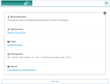 Tablet Screenshot of dr-kmoth.de